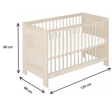 BioKinder - Das gesunde Kinderzimmer Babybett Niklas, 60x120 cm