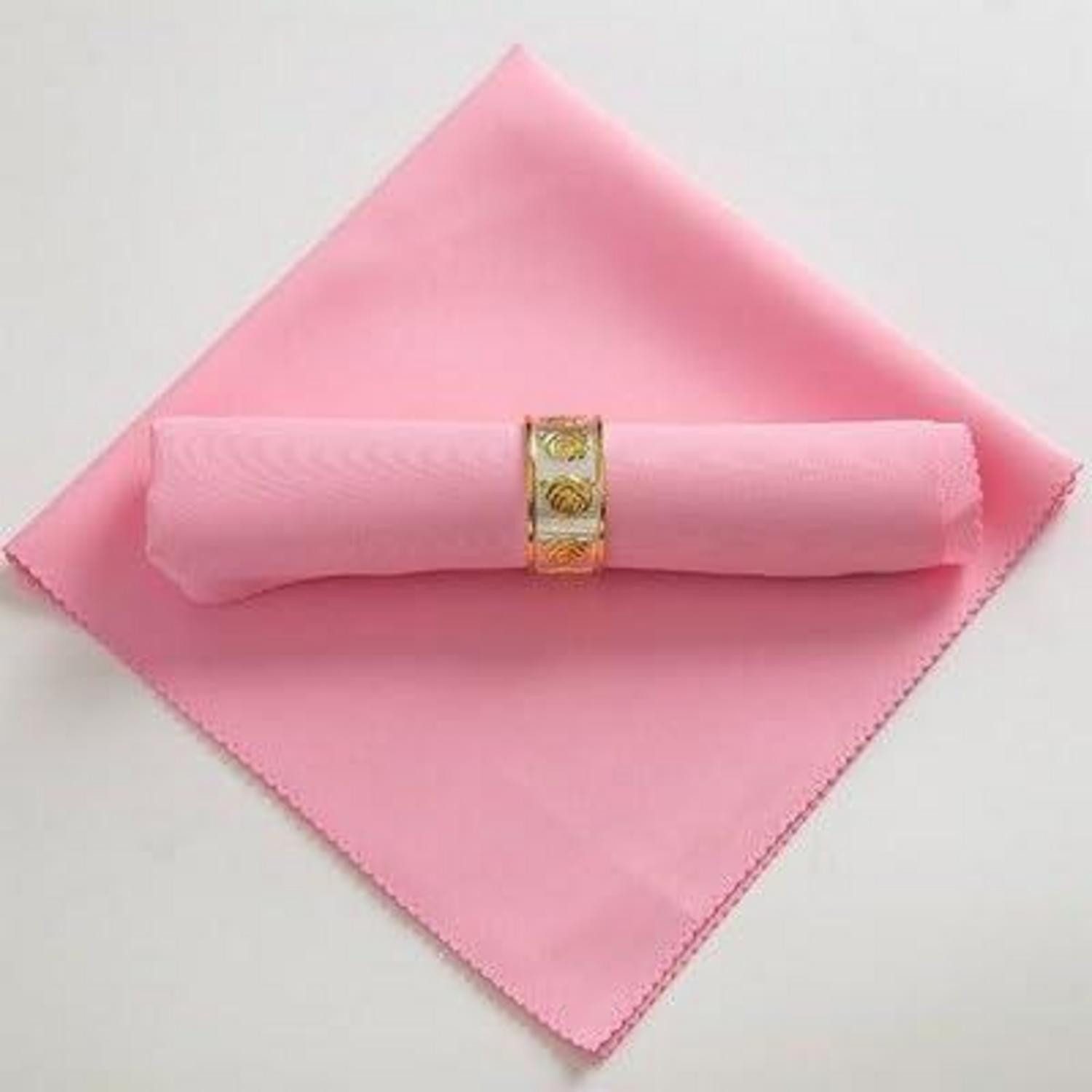 LuxusKollektion Stoffserviette Rosa Stoffservietten 48x48cm 8er Pack, (8 St)