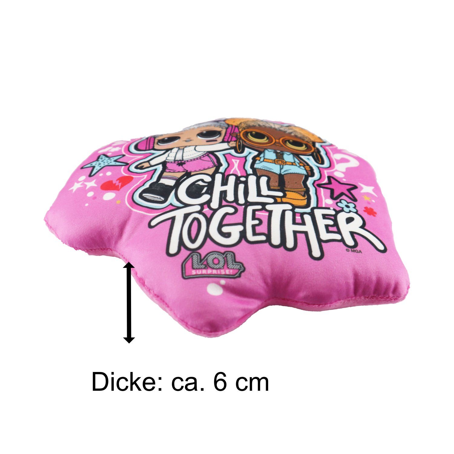L.O.L. SURPRISE! Dekokissen LOL Surprise Girls Kinder mini Kissen 28x28 cm