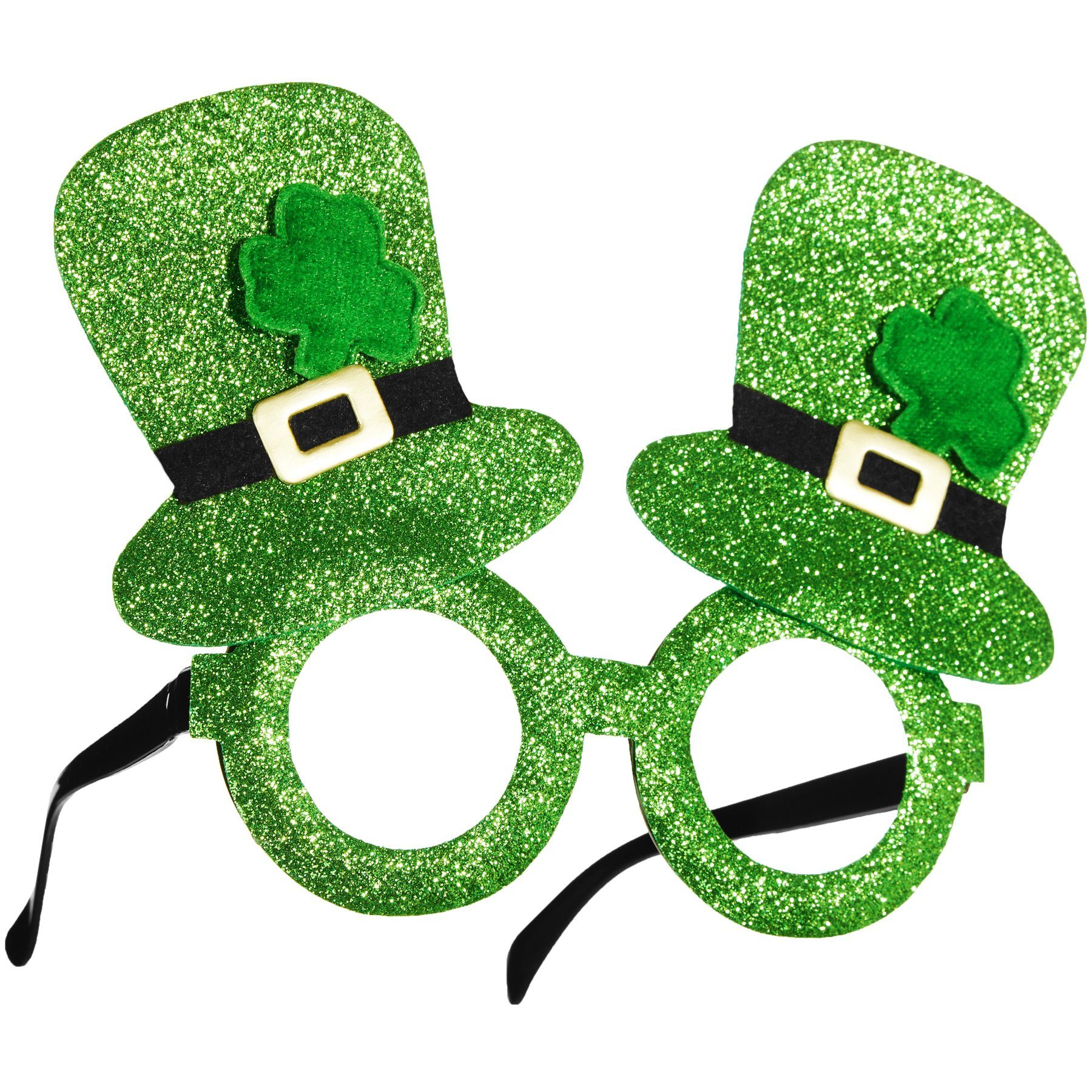Kostüm St. Patrick’s Day Spaßbrille mit Zylindern