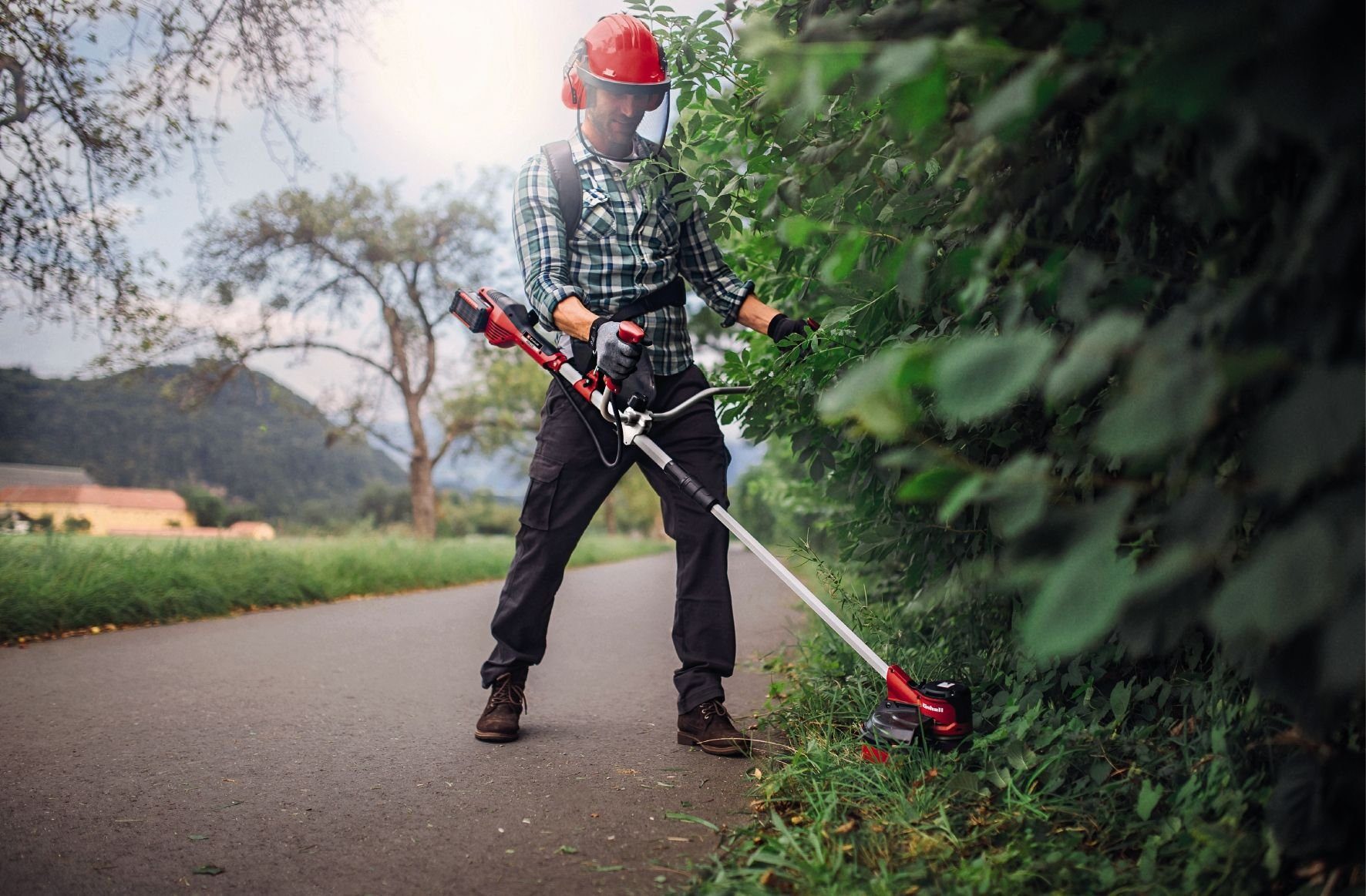 Einhell Akku-Motorsense AGILLO, 25,5 cm Arbeitsbreite günstig online kaufen