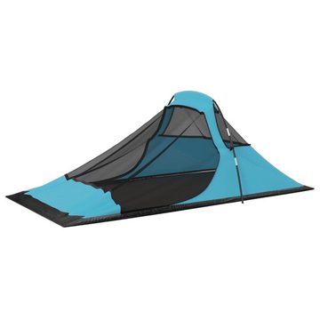 vidaXL Vorzelt Campingzelt 317x240x100 cm Blau, (1 tlg)