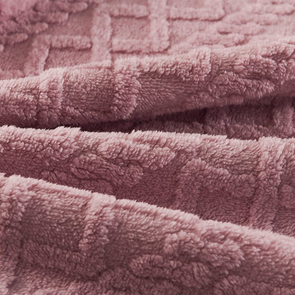 Wohndecke Luxuriöse flauschige Überwurfdecke Juoungle Decke, Lila(100*150cm) Kuscheldecke weiche