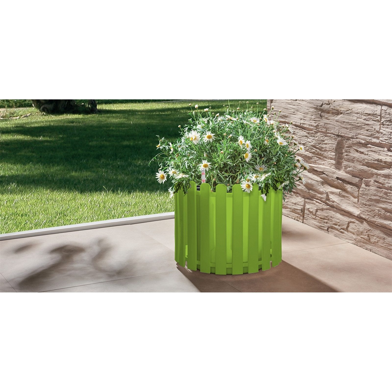 HTI-Living Pflanzkübel Pflanzgefäß rund mit Wasserspeicher günstig online kaufen