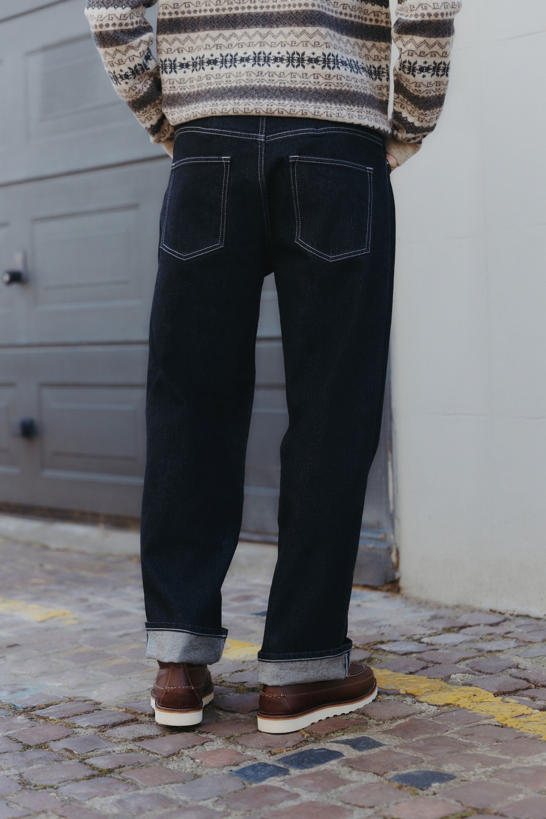 Next Weite Jeans Authentic Stretch-Jeans im Baggy Fit (1-tlg)