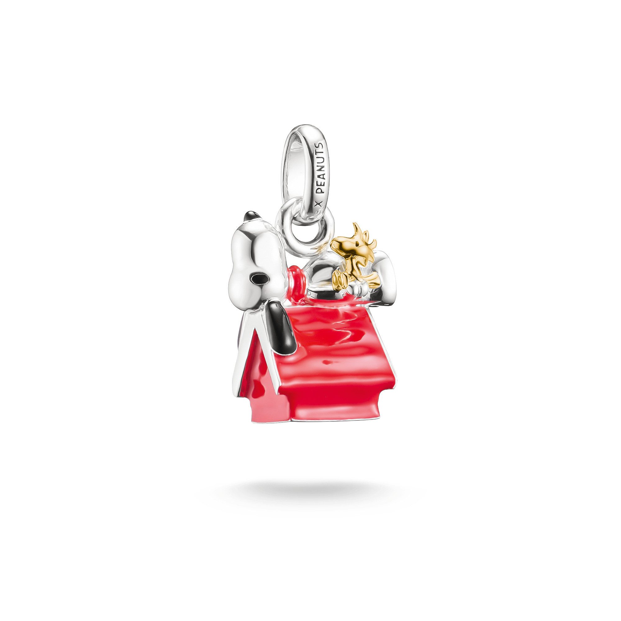 THOMAS SABO Charm-Einhänger THOMAS SABO x Peanuts Snoopy/Woodstock auf der Hundehütte - Connect