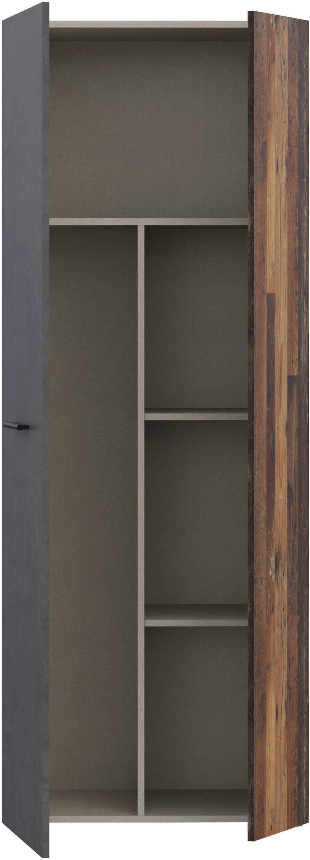 FORTE Mehrzweckschrank NET306 Mehrzweckschrank, inklusive Einlegböden, verschiedene Dekore