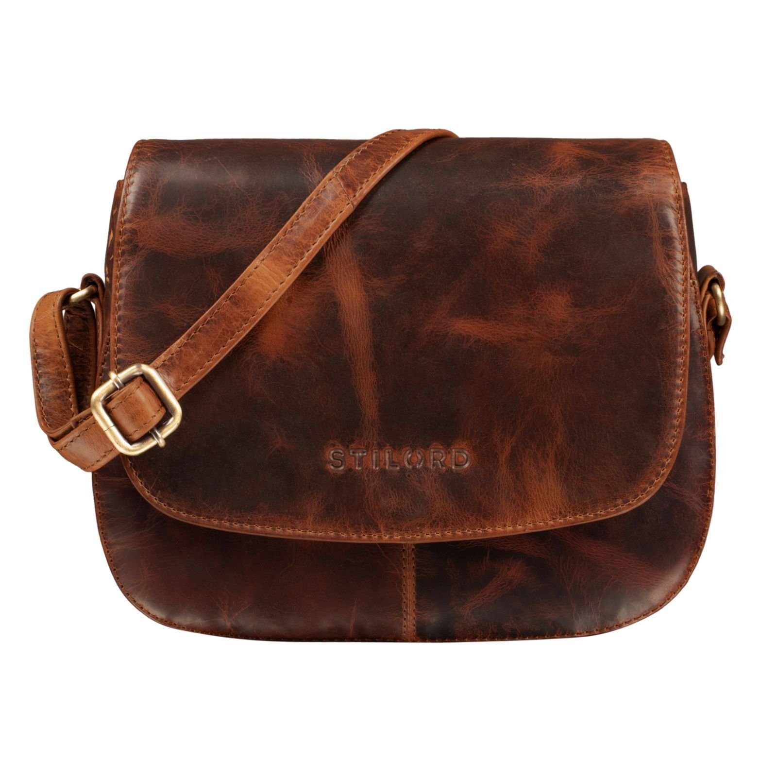 Handtasche "Savannah" Umhängetasche Damen Leder kleine Echtleder Handtasche