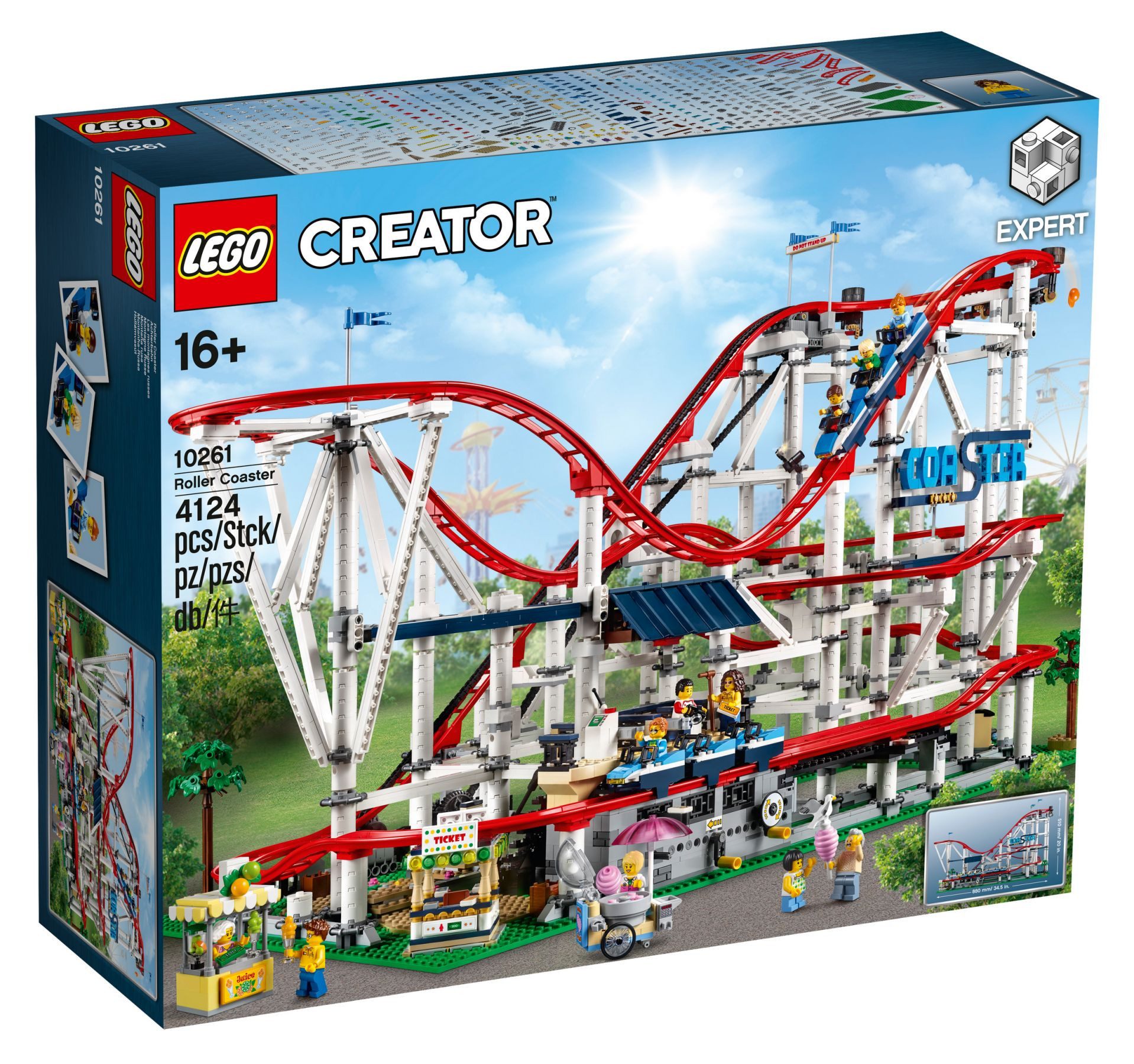 LEGO® Creator Expert 10261 Achterbahn Konstruktionsspielsteine günstig online kaufen