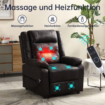 Asukale Massagesessel Elektrischer Aufstehhilfe Relaxsessel,mit Aufbewahrungstasche