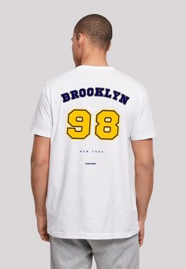 F4NT4STIC T-Shirt Brooklyn 98 NY TEE UNISEX Print