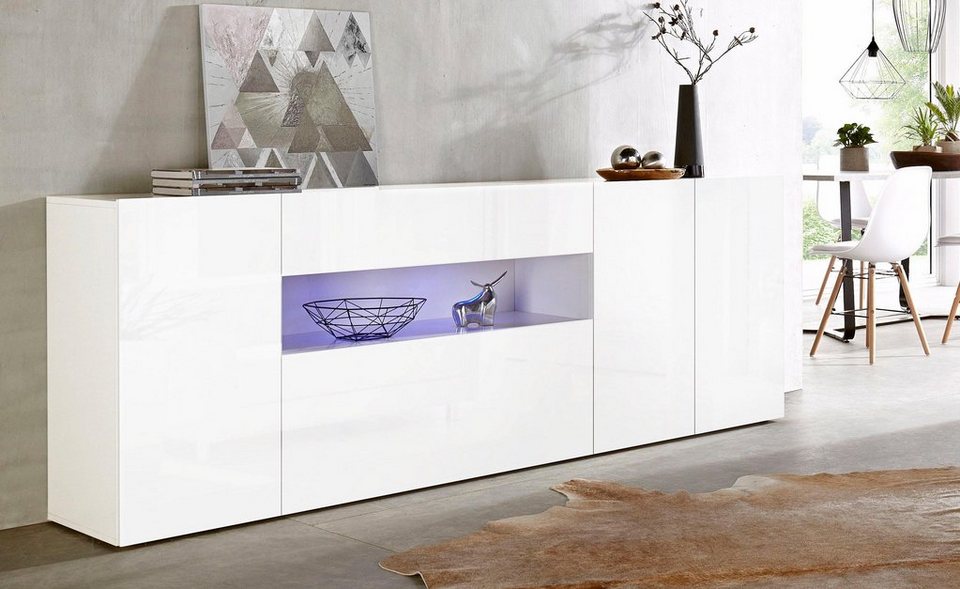 Tecnos Sideboard Breite 220 Cm Online Kaufen Otto Kostenlos Holzmuster Bestellen