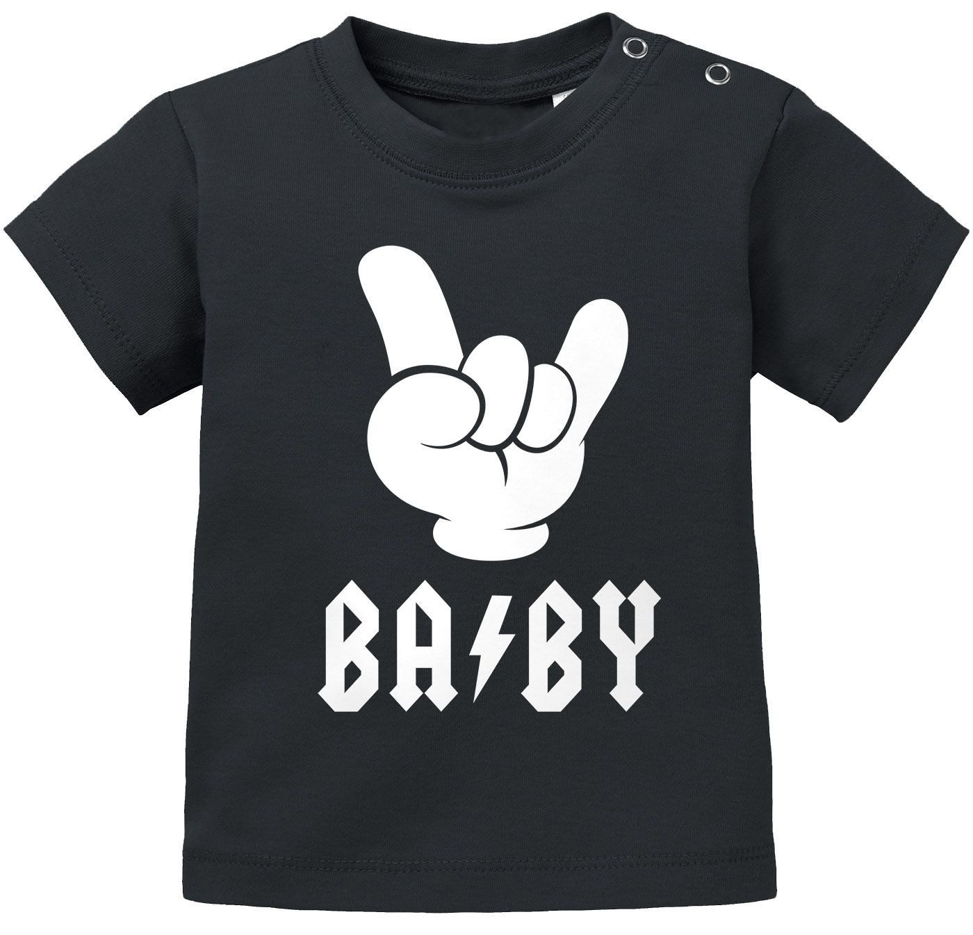 Print-Shirt Baby T-Shirt kurzarm Babyshirt BABY Hardrock Heavy Metal Jungen