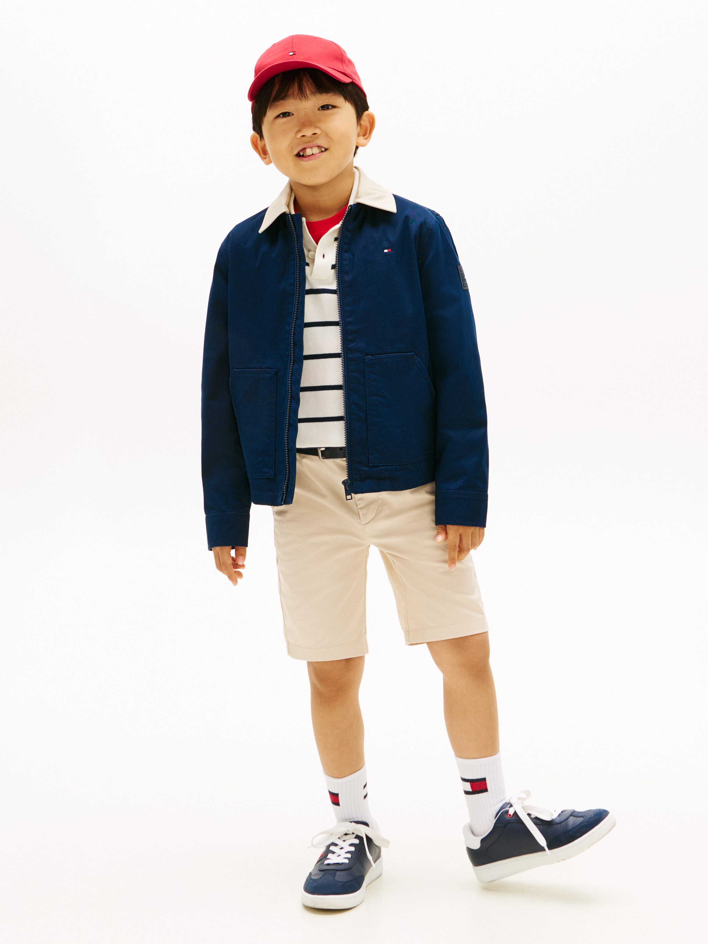 Tommy Hilfiger Shorts 1985 CHINO SHORT mit Logostickerei