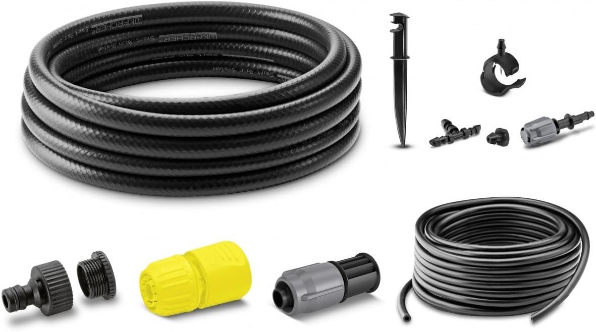 Karcher Bewässerungssystem Kärcher KRS Topfbewässerungsset schwarz für 15 Pflanzen, (Set)