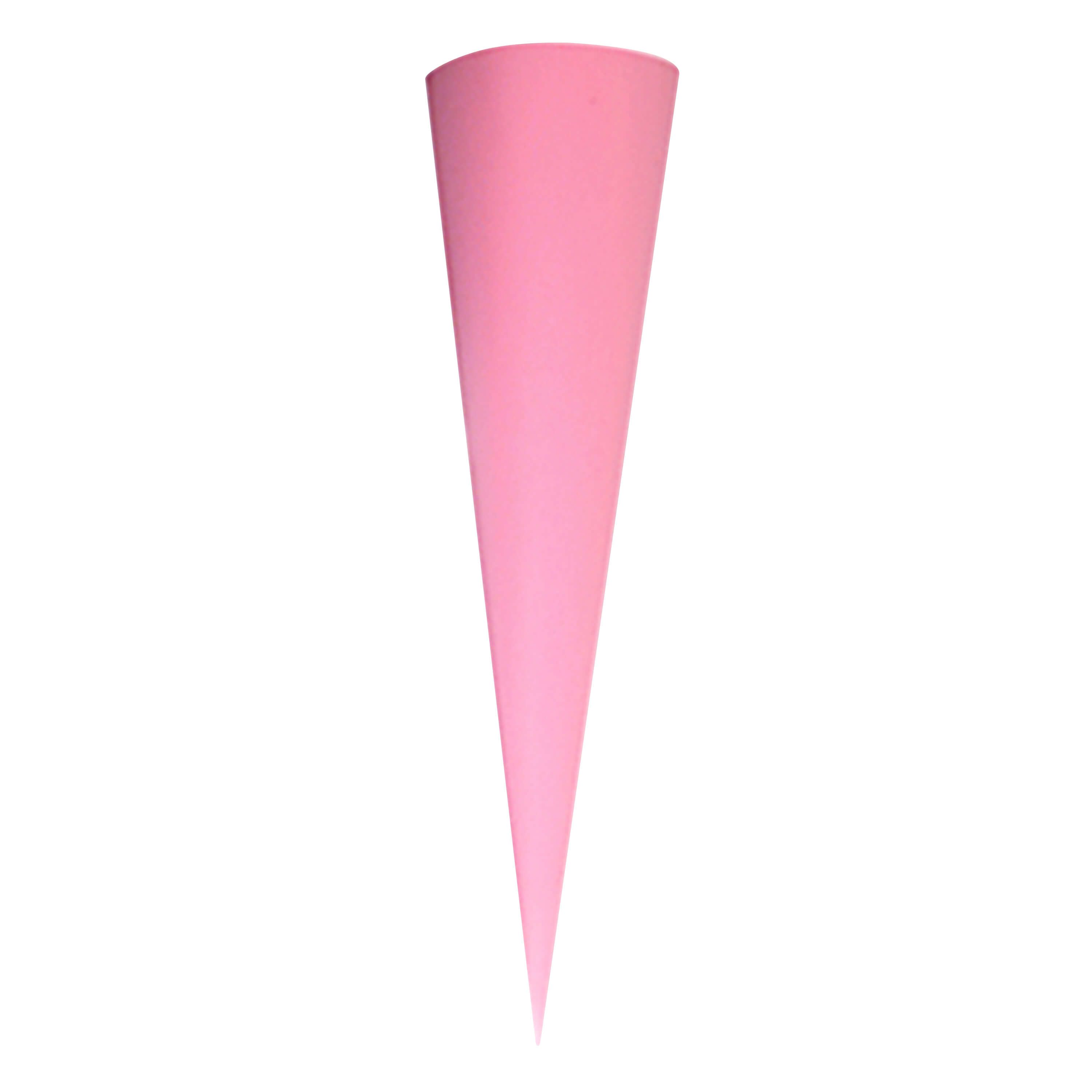 Goldbuch Schultüte Goldbuch Bastelschultüte rosa - 70cm, Verschluss ohne