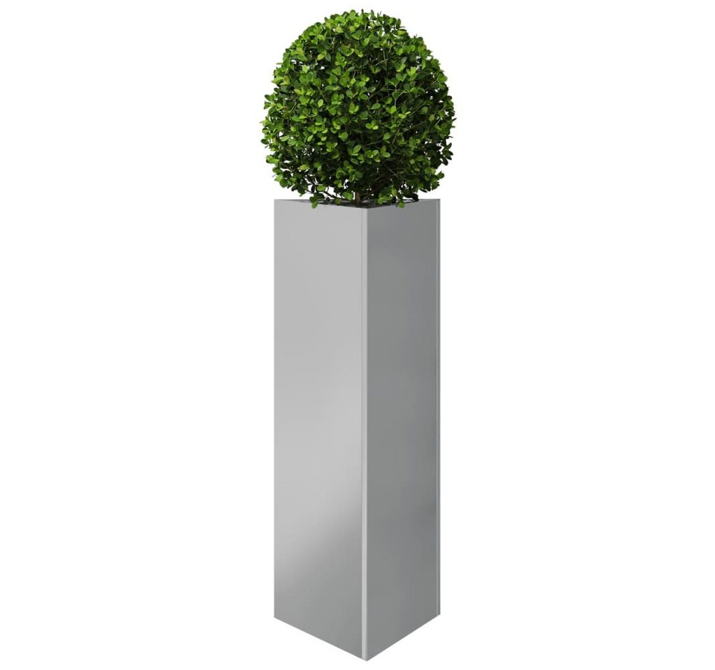 Thumbnail - vidaXL Blumentopf Pflanzkübel Dreieckig 30x26x75 cm Verzinkter Stahl (1 St)