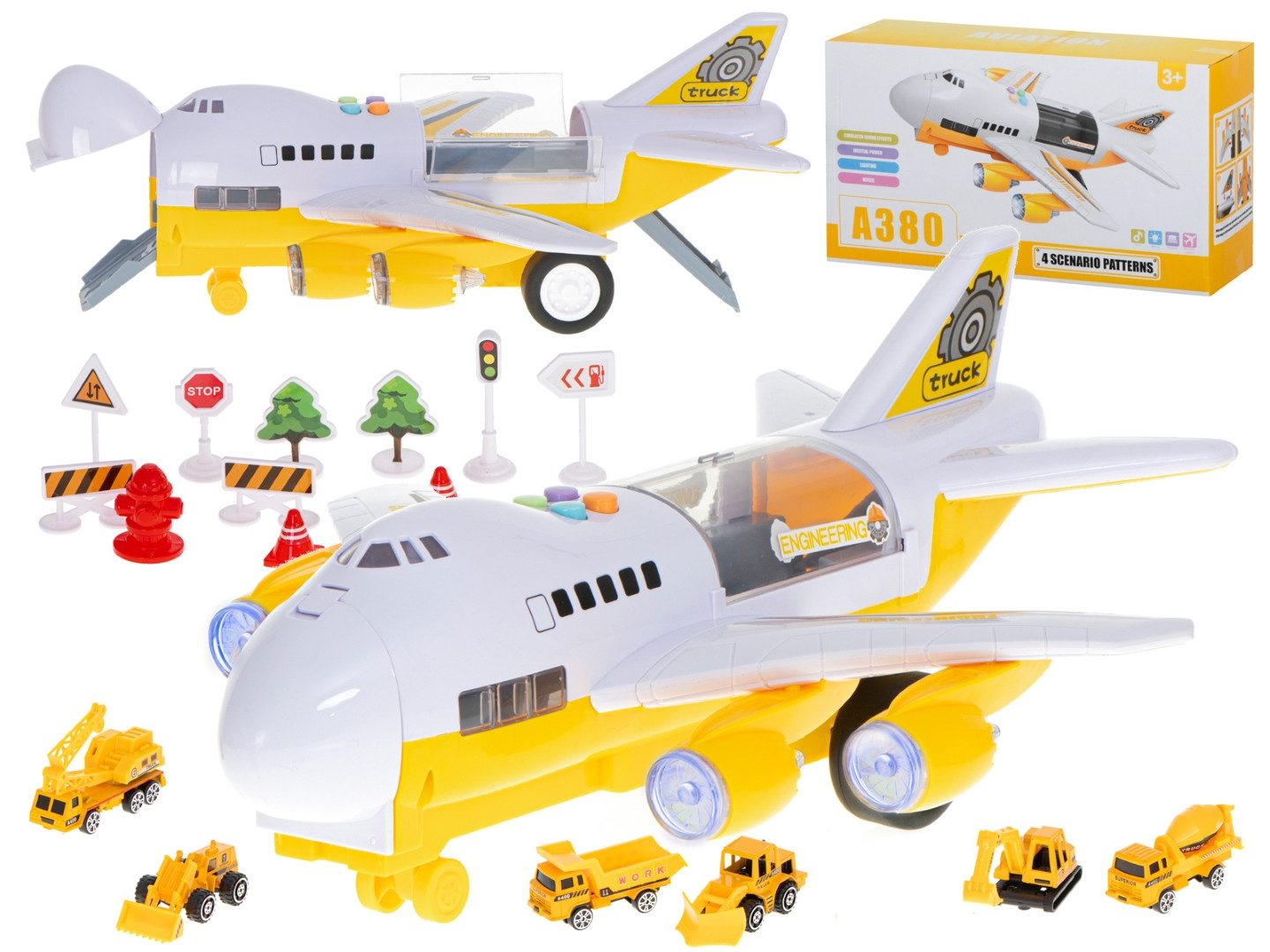 LA CUTE Spielzeug-Flugzeug Flugzeugtransporter-Set: Hoch in günstig online kaufen