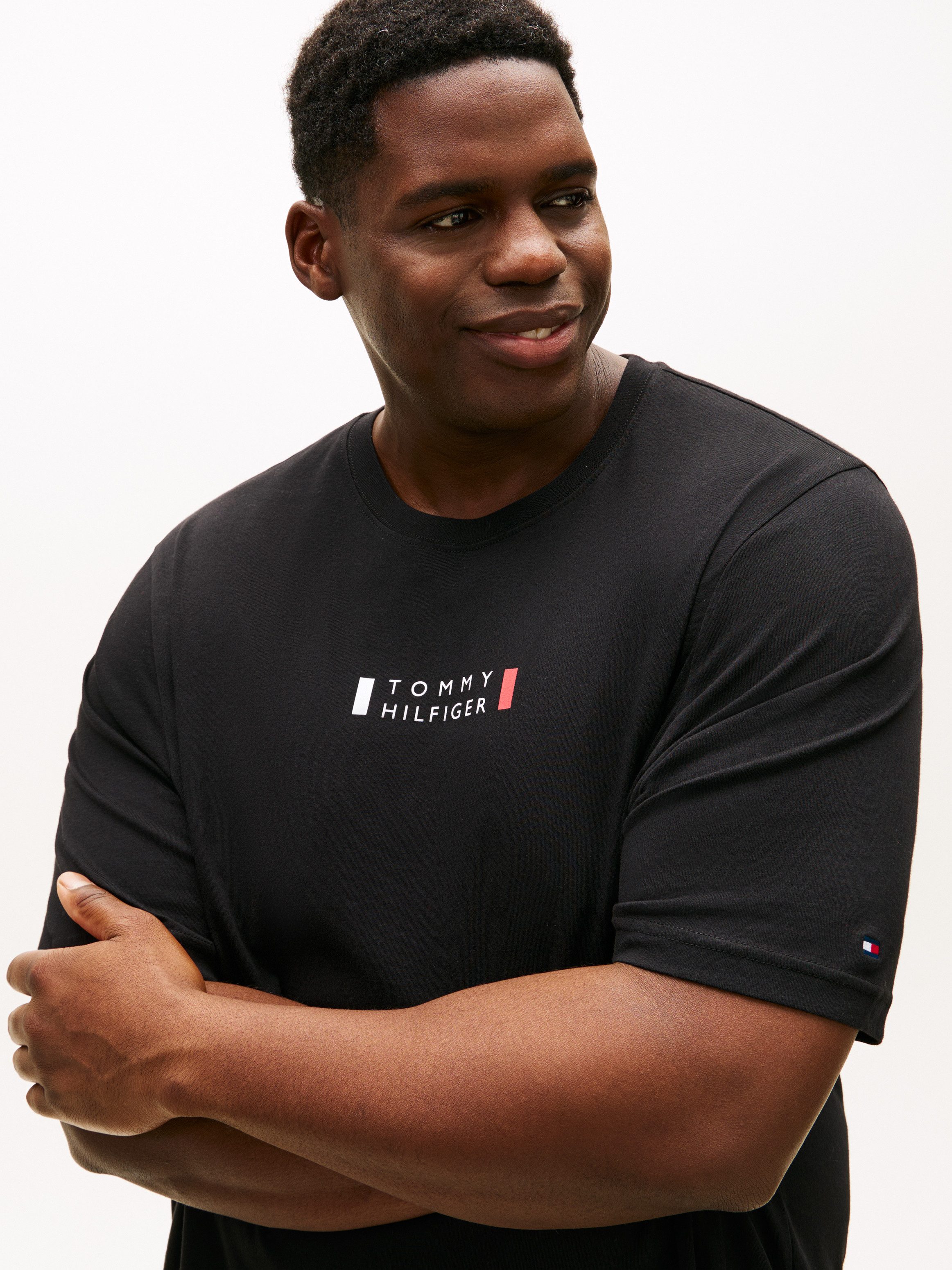 Tommy Hilfiger Big & Tall T-Shirt BT-BRAND LOVE SMALL CENTER Große Größen, günstig online kaufen