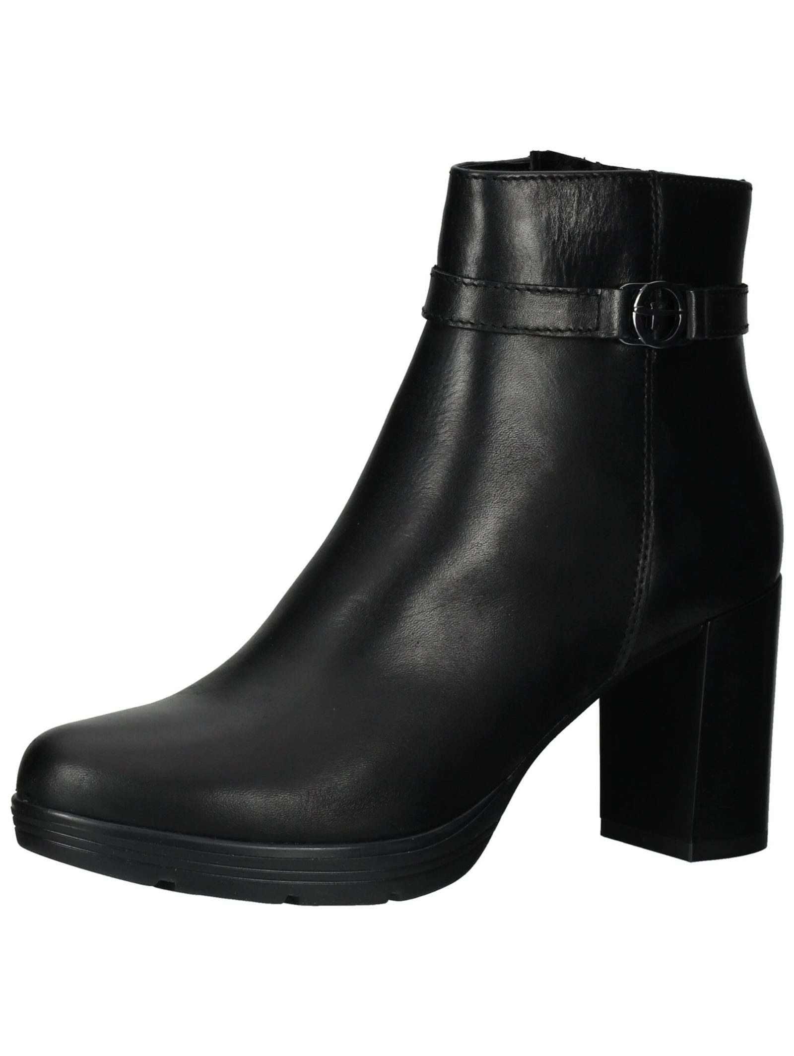 Stiefelette Leder High-Heel-Stiefelette