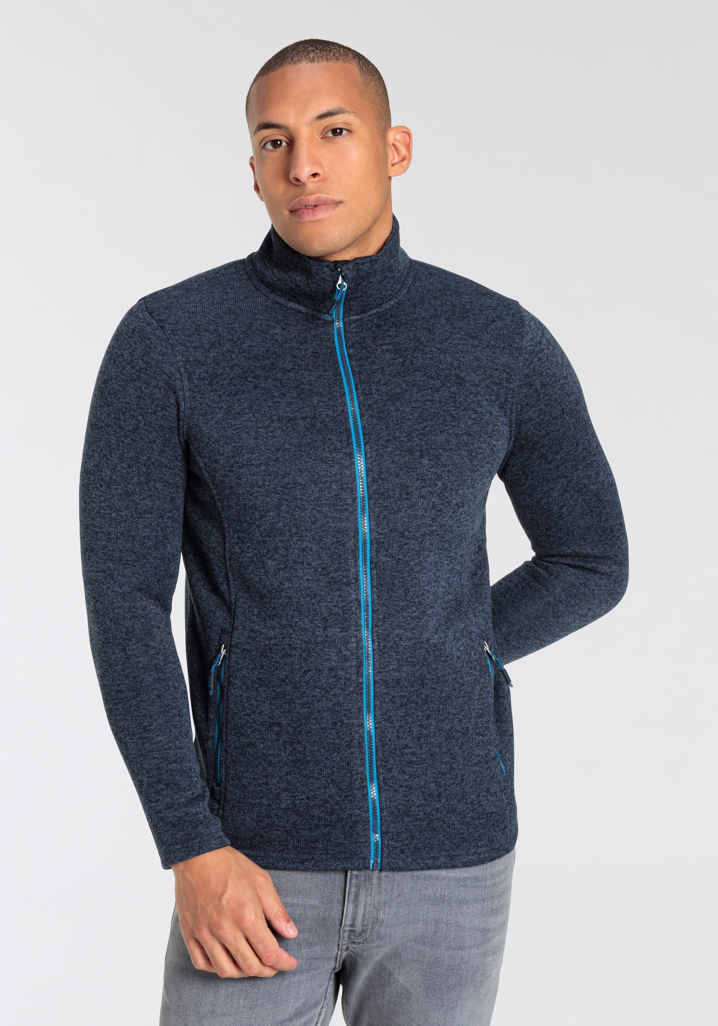 Strickfleecejacke