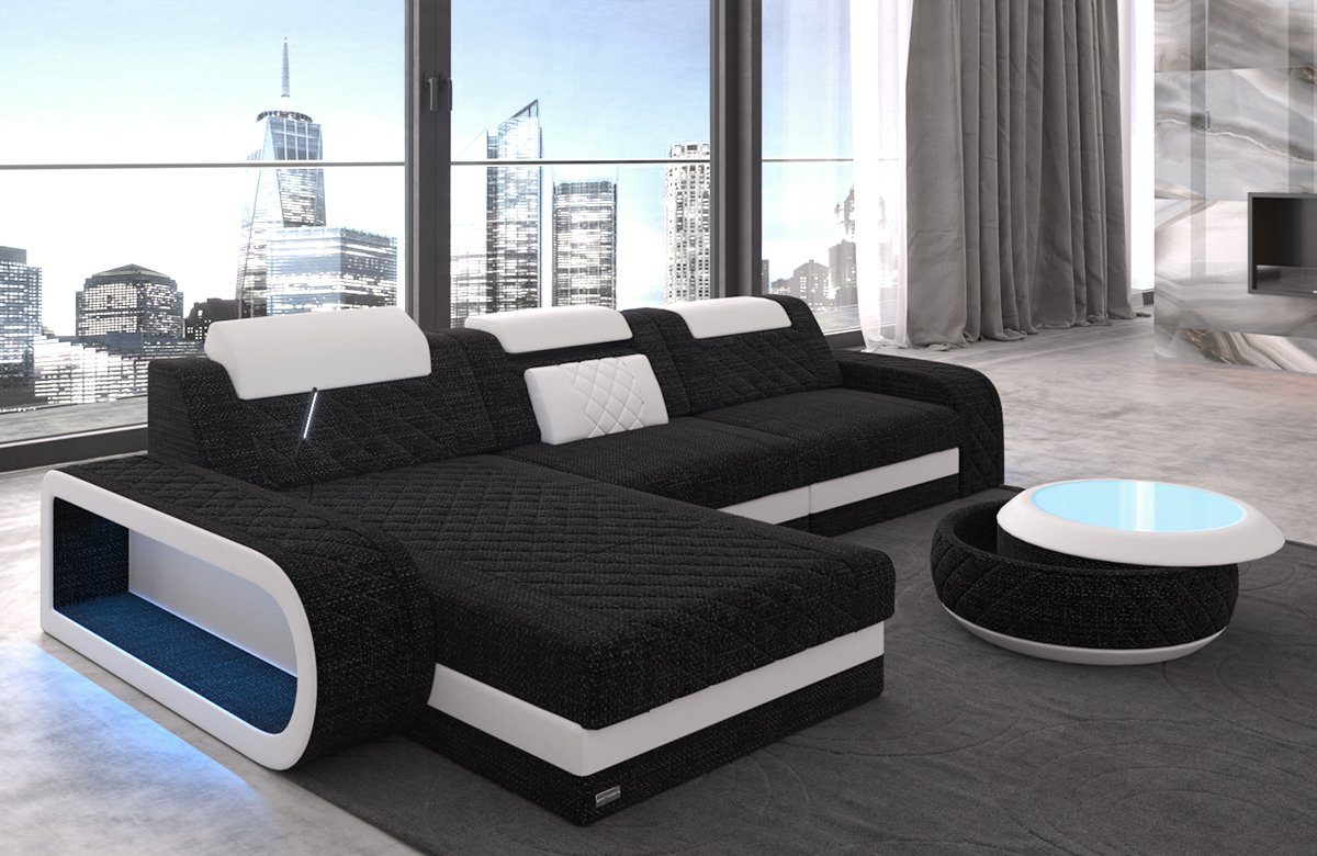 Sofa Dreams Ecksofa Stoffsofa Polstercouch Berlin L Form Stoff Sofa Couch, günstig online kaufen