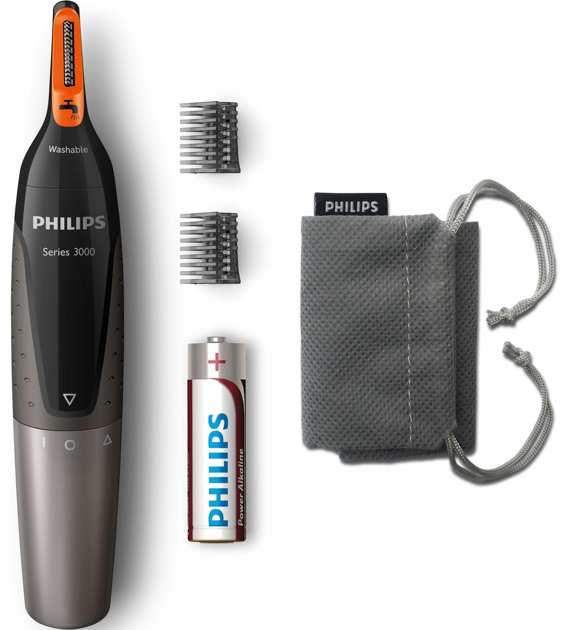 Nasen- und Ohrhaartrimmer NT3160/10, ProtecTube-Technologie Nasen- und Ohrhaartrimmer NT3160/10, ProtecTube-Technologie