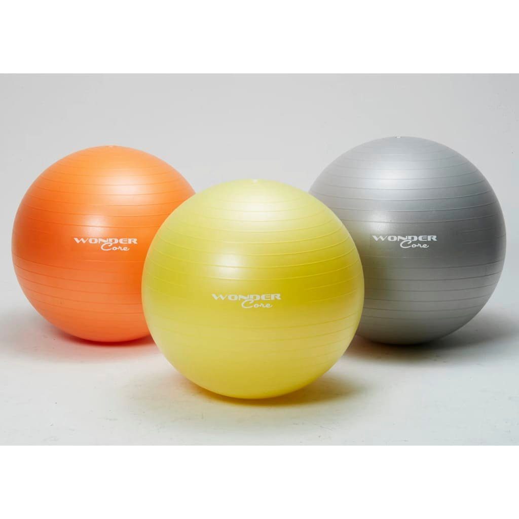 Wonder Core 2® Gymnastikball Gymnastikball Anti-Burst 75 cm Grau