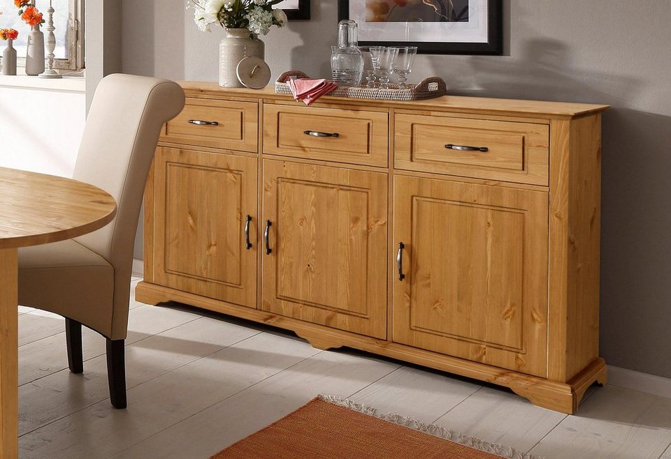 Home affaire Sideboard »Danuta« aus massiver Kiefer, Breite 157 cm ... Home affaire Sideboard »Danuta« aus massiver Kiefer, Breite 157 cm ...