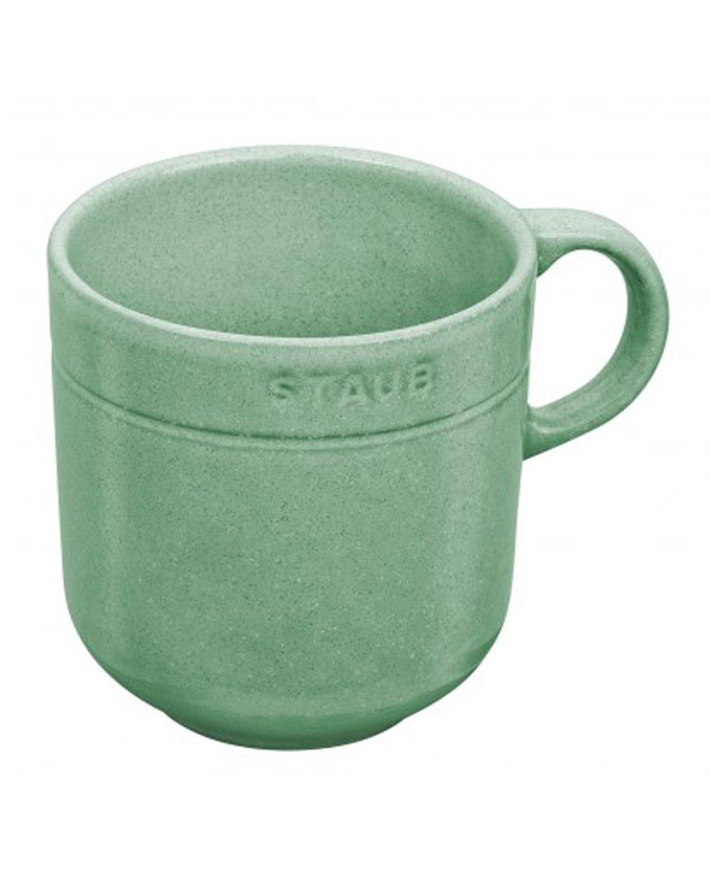 Tasse Staub Dining Line Tasse, 300 ml Salbeigrün Keramik kratzfest, Keramik
