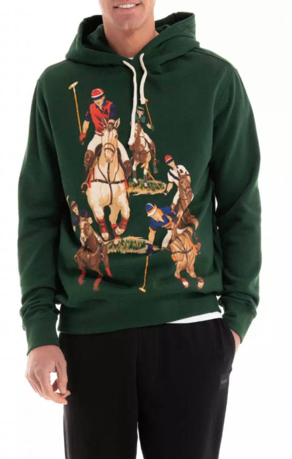 Polo Ralph Lauren Hoodie Five Horsemen Sweater QR-Code zur sofortigen Echtheitsprüfung über das Ralph Lauren-System