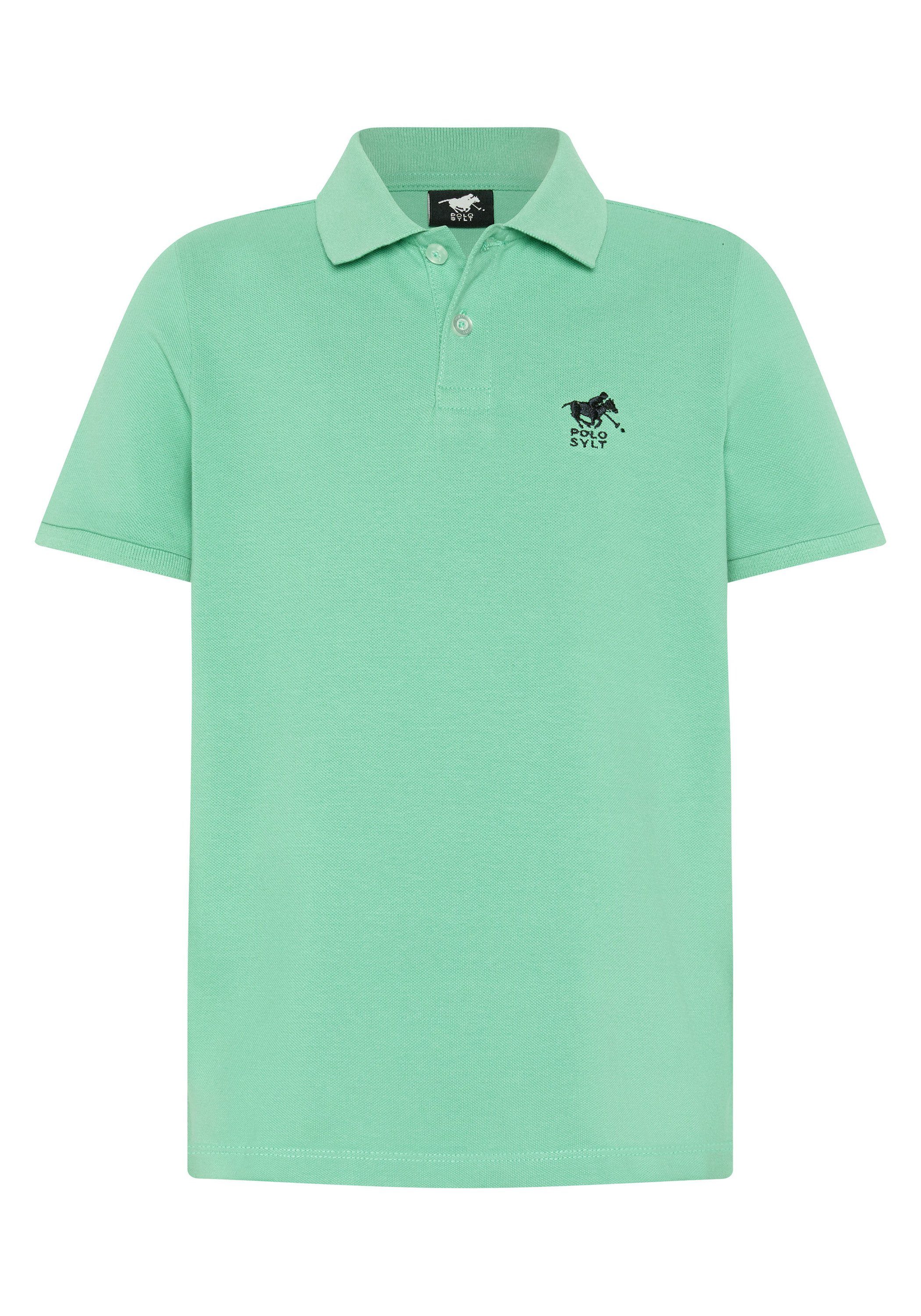 Polo Sylt Poloshirt mit Label-Stitching
