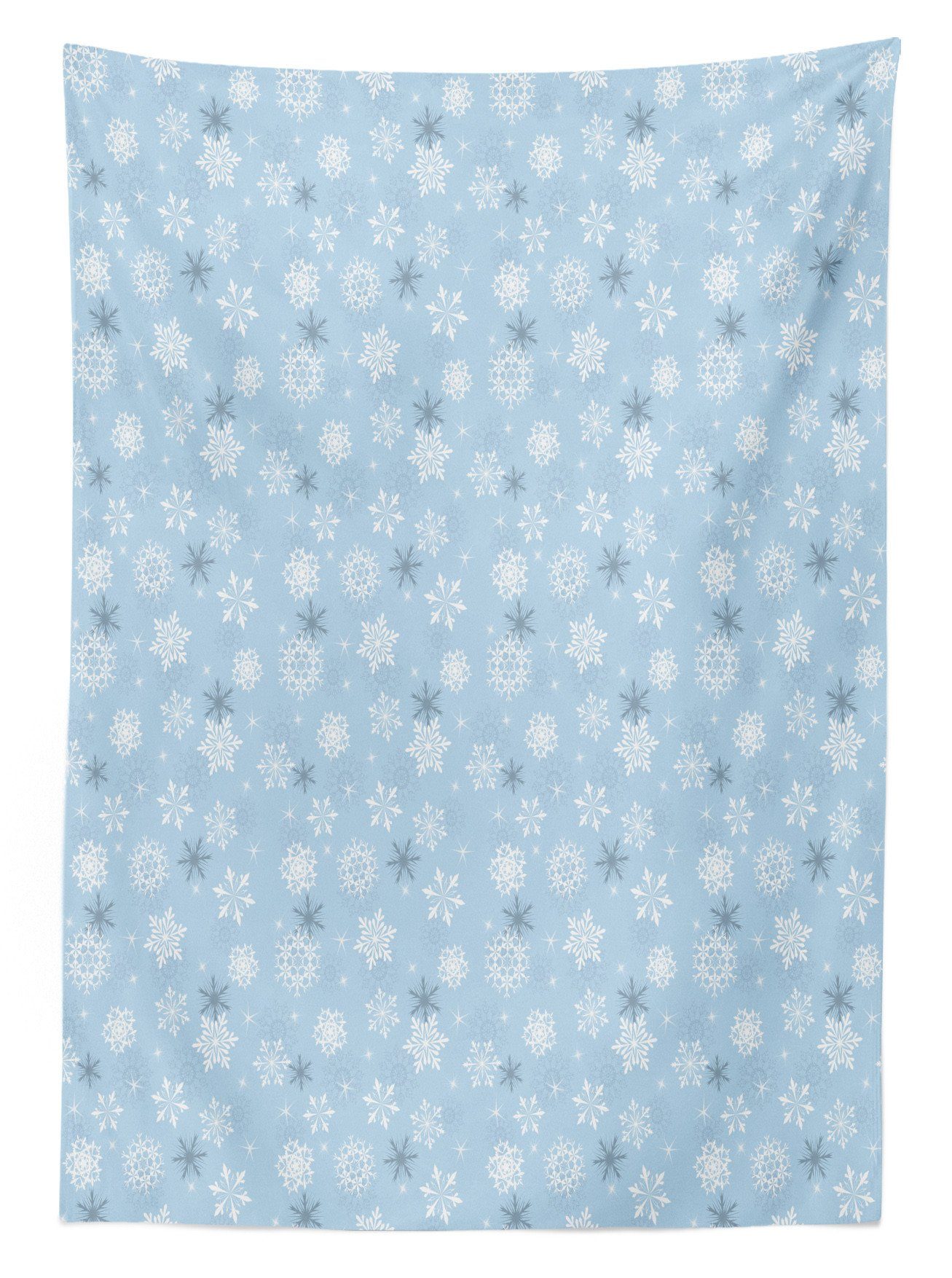 Klare geeignet Schneeflocke Entwurf Wetter Außen Farben, den Farbfest Für Abakuhaus Bereich Waschbar Kaltes Tischdecke