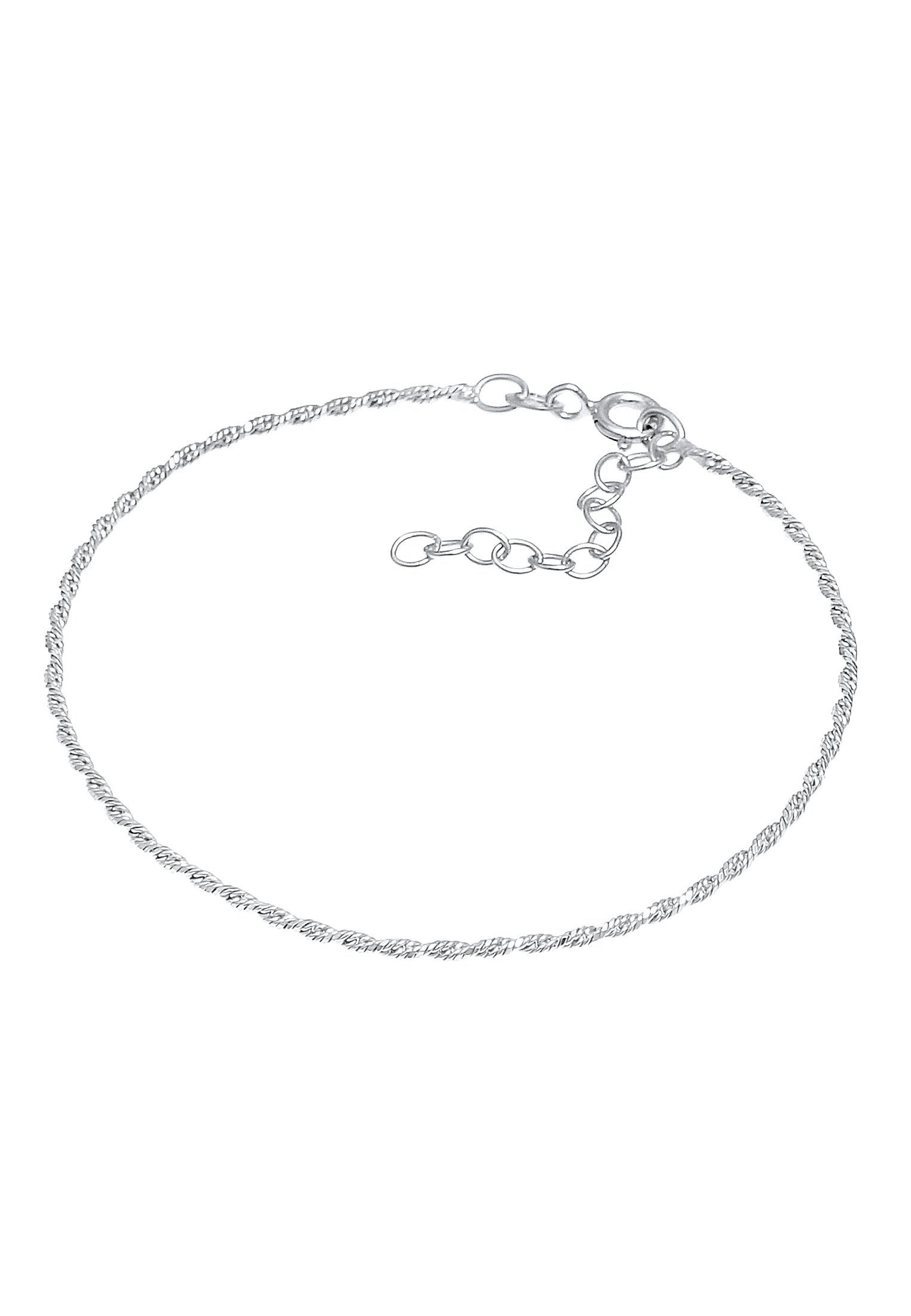 Elli Gliederarmband Gedreht Kordel Twist 925 Silber