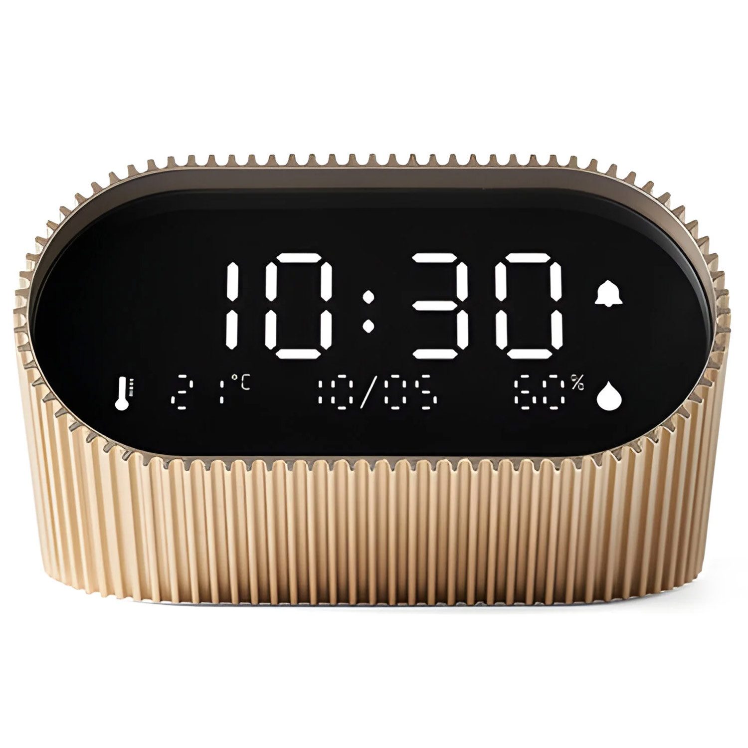 Lexon Quarzwecker Digitalwecker Ray Clock Goldfarben günstig online kaufen