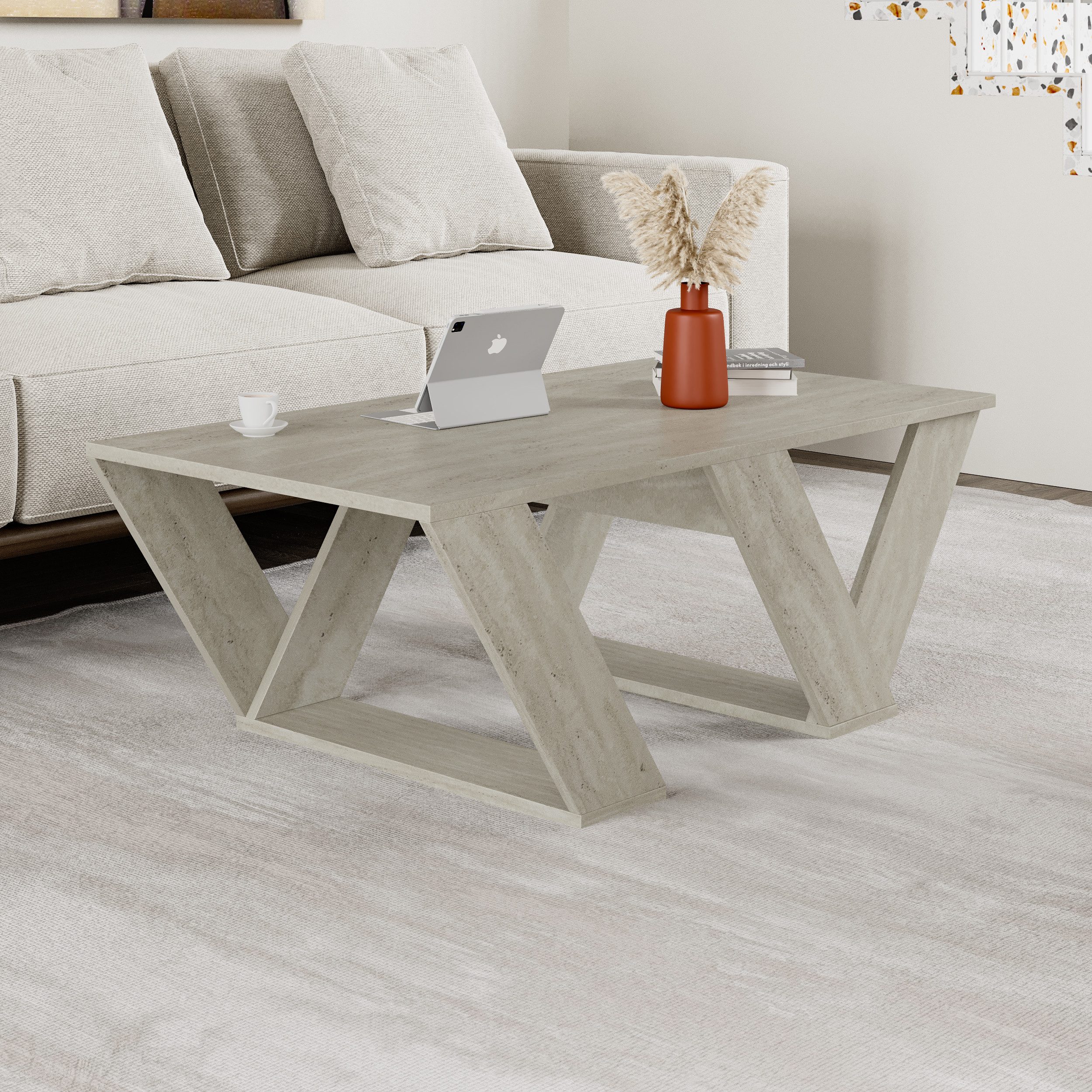 Decortie Couchtisch Pipra, Moderner Couchtisch, 110 günstig online kaufen