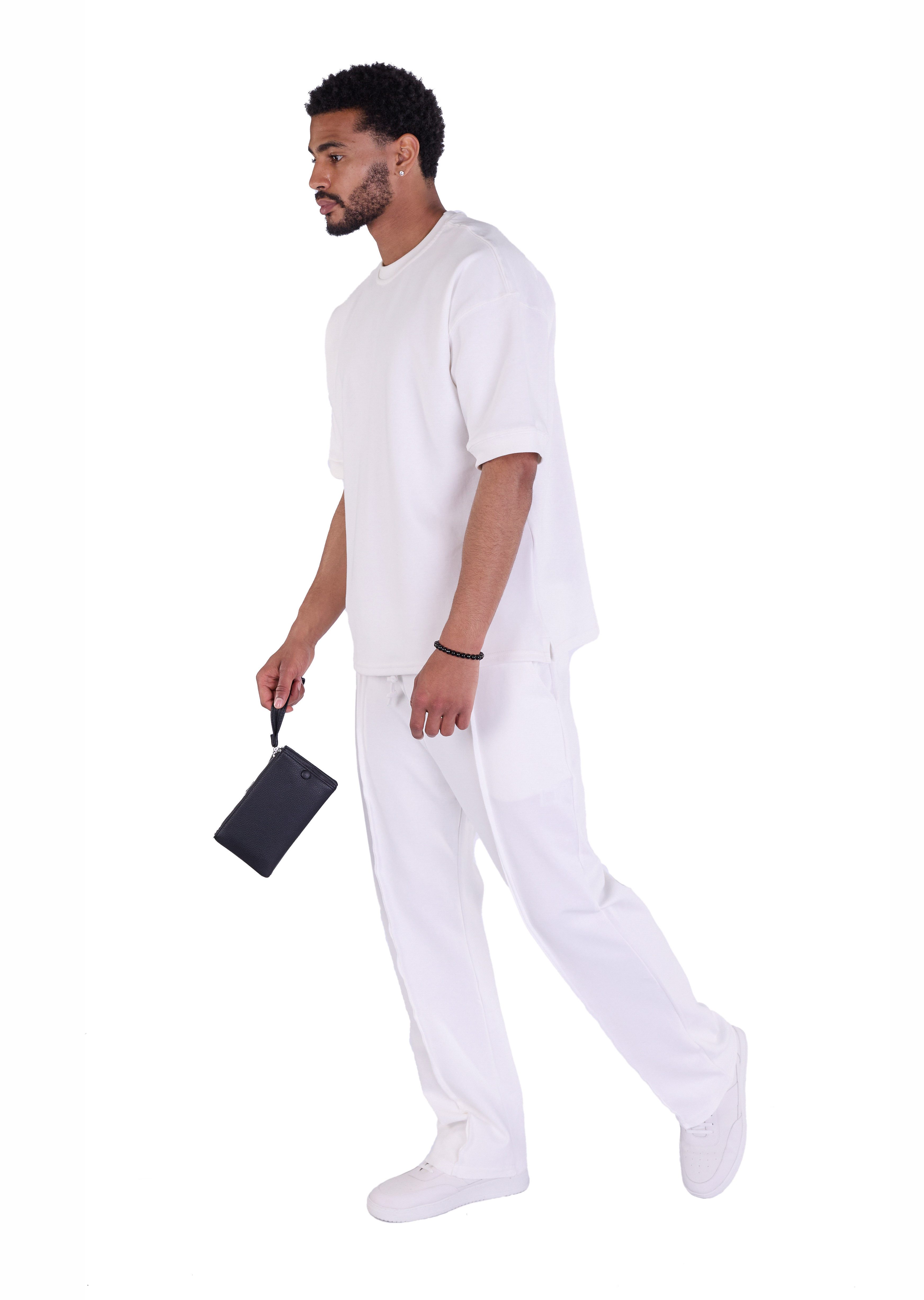 Denim Distriqt Freizeitanzug Lässiger Oversized 2 Teiler Trainingsanzug (2-tlg)