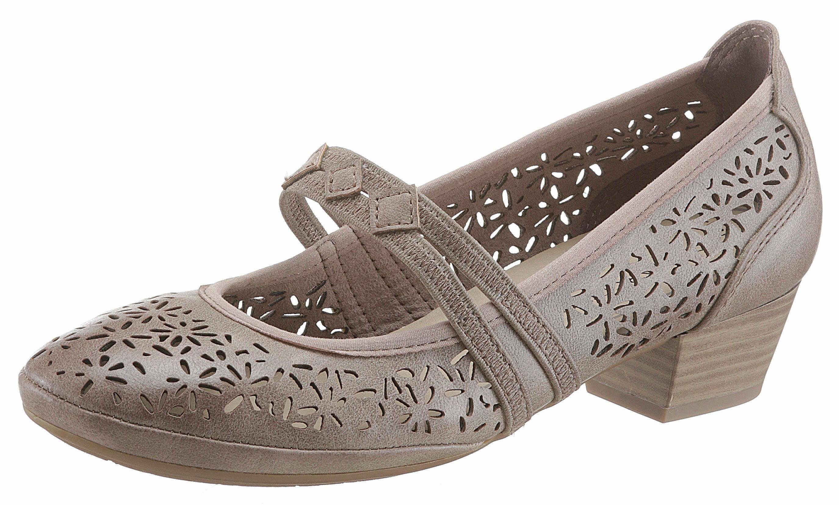 spangenpumps taupe