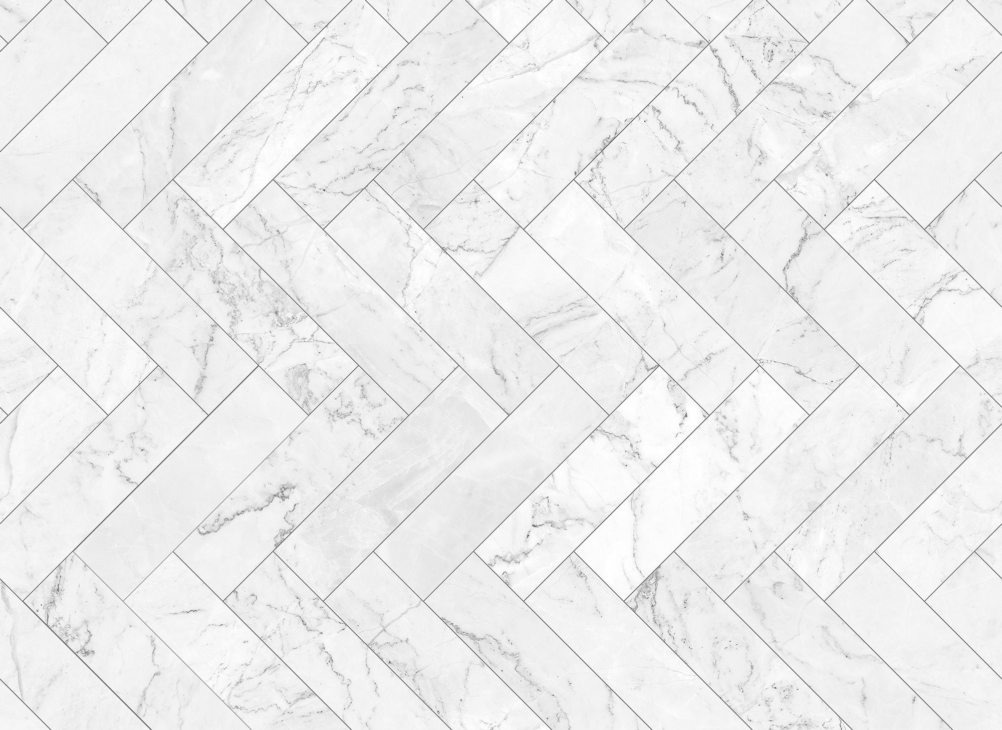 living walls Fototapete Designwalls Marble Tiles, glatt, (5 St), Vlies, Wand, Schräge, Decke