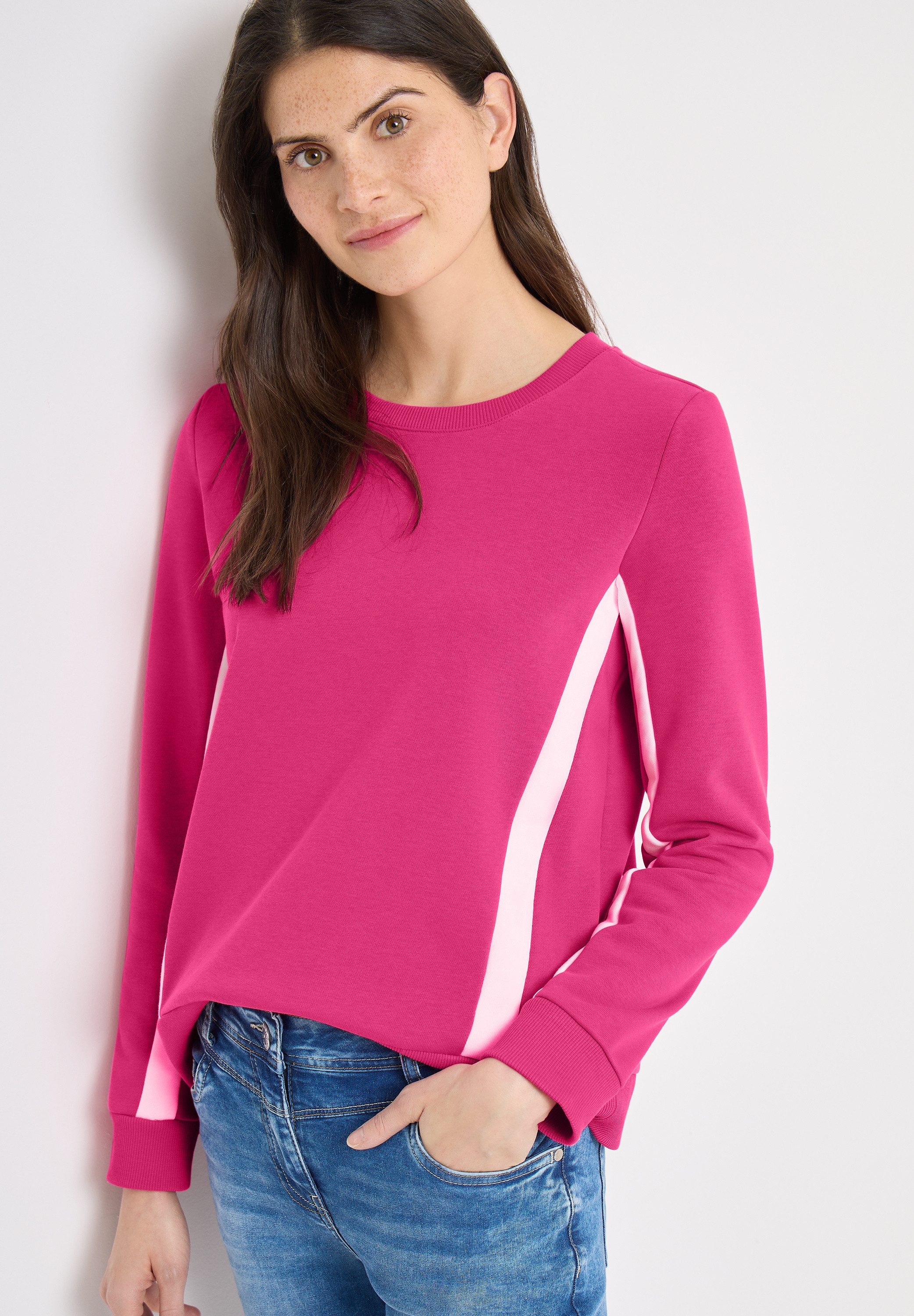 CECIL Sweatshirt im soften Baumwoll-Mix günstig online kaufen
