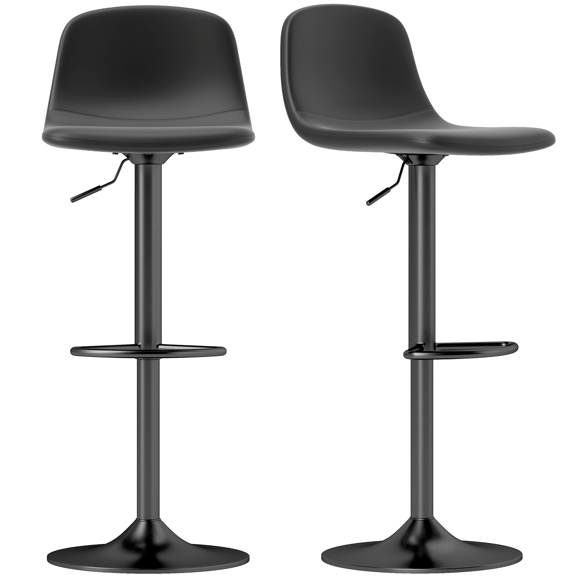 HOMCOM Barhocker Höhenverstellbar Drehbar Barstuhl mit günstig online kaufen