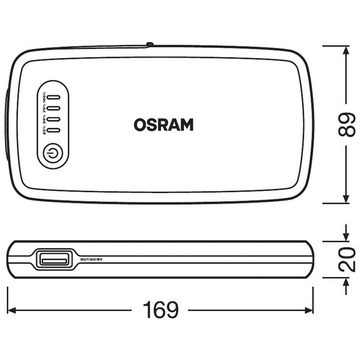 Osram Lithium-Starthilfe Energiestation, USB-Steckdose 1x