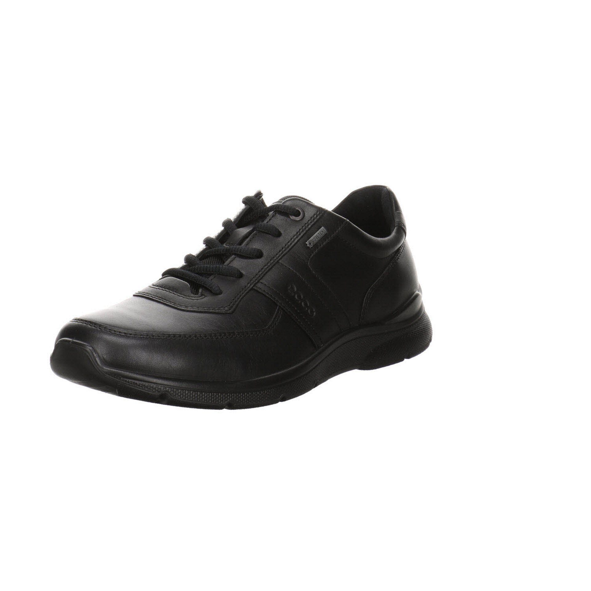 Ecco Irving Goretex Sneaker Freizeit Elegant Schuhe Schnürschuh Glattleder