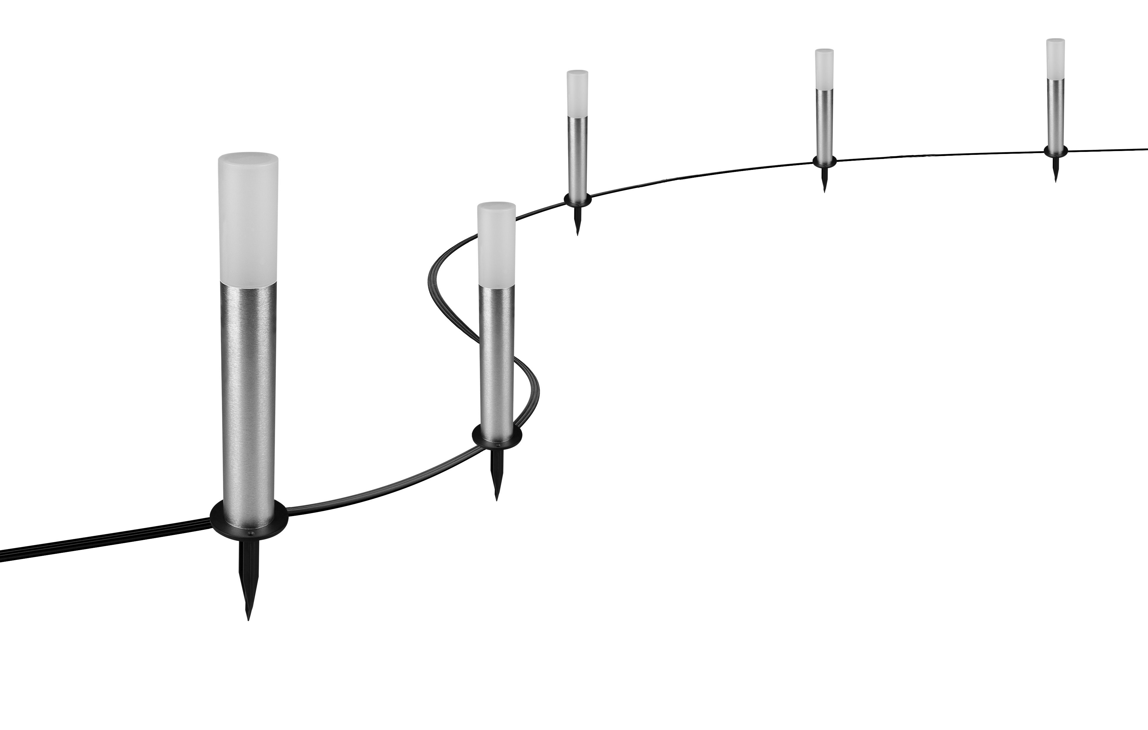 SMART+ Smart Home RGBW-Outdoor-Set aus 5 LED-Gartenleuchten »GARDENPOLE MULTICOLOR« SMART+ Smart Home RGBW-Outdoor-Set aus 5 LED-Gartenleuchten »GARDENPOLE MULTICOLOR«
