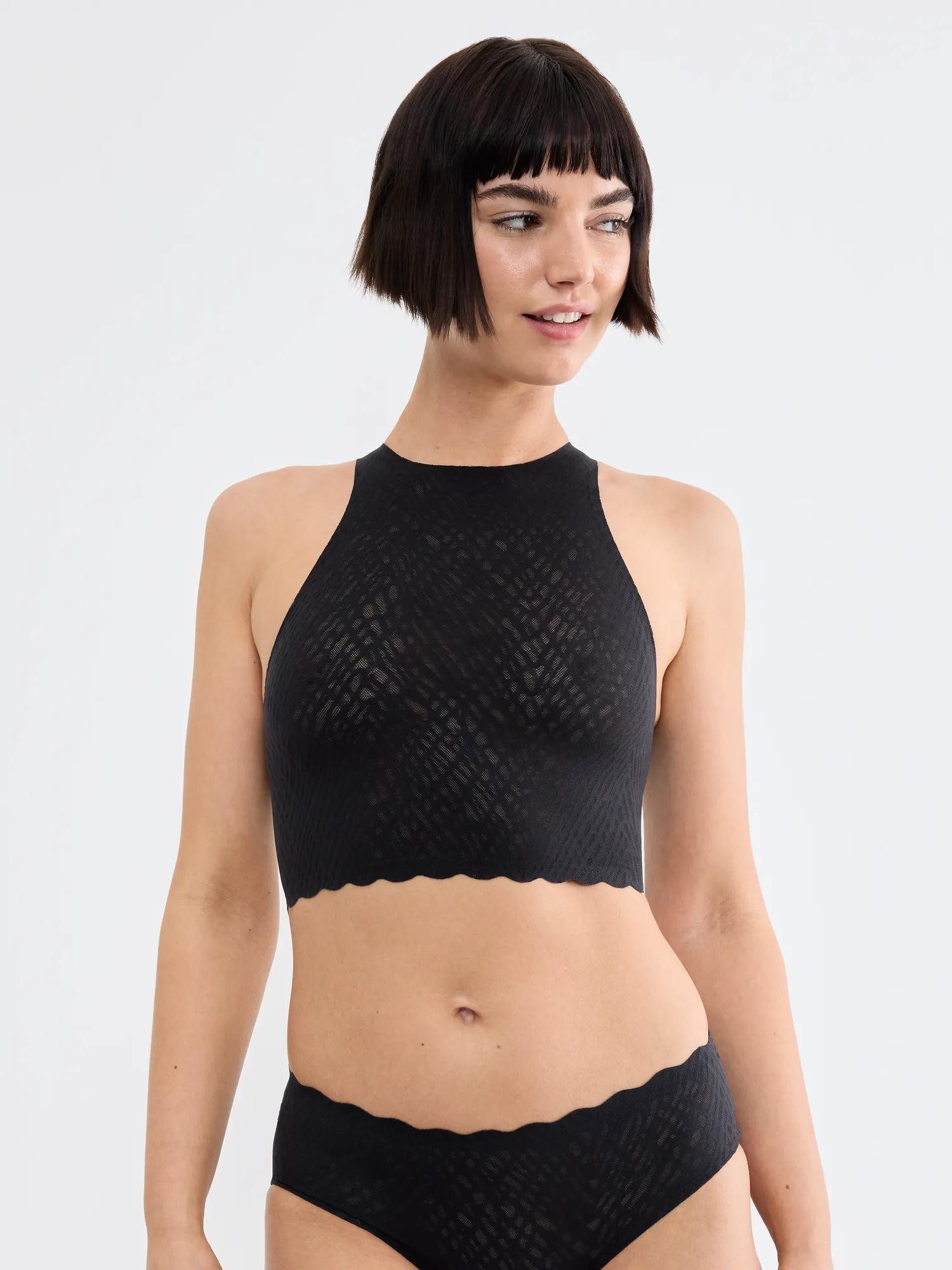 sloggi Crop-Top ZERO Feel Bliss nahtlos mit Spitzenoptik