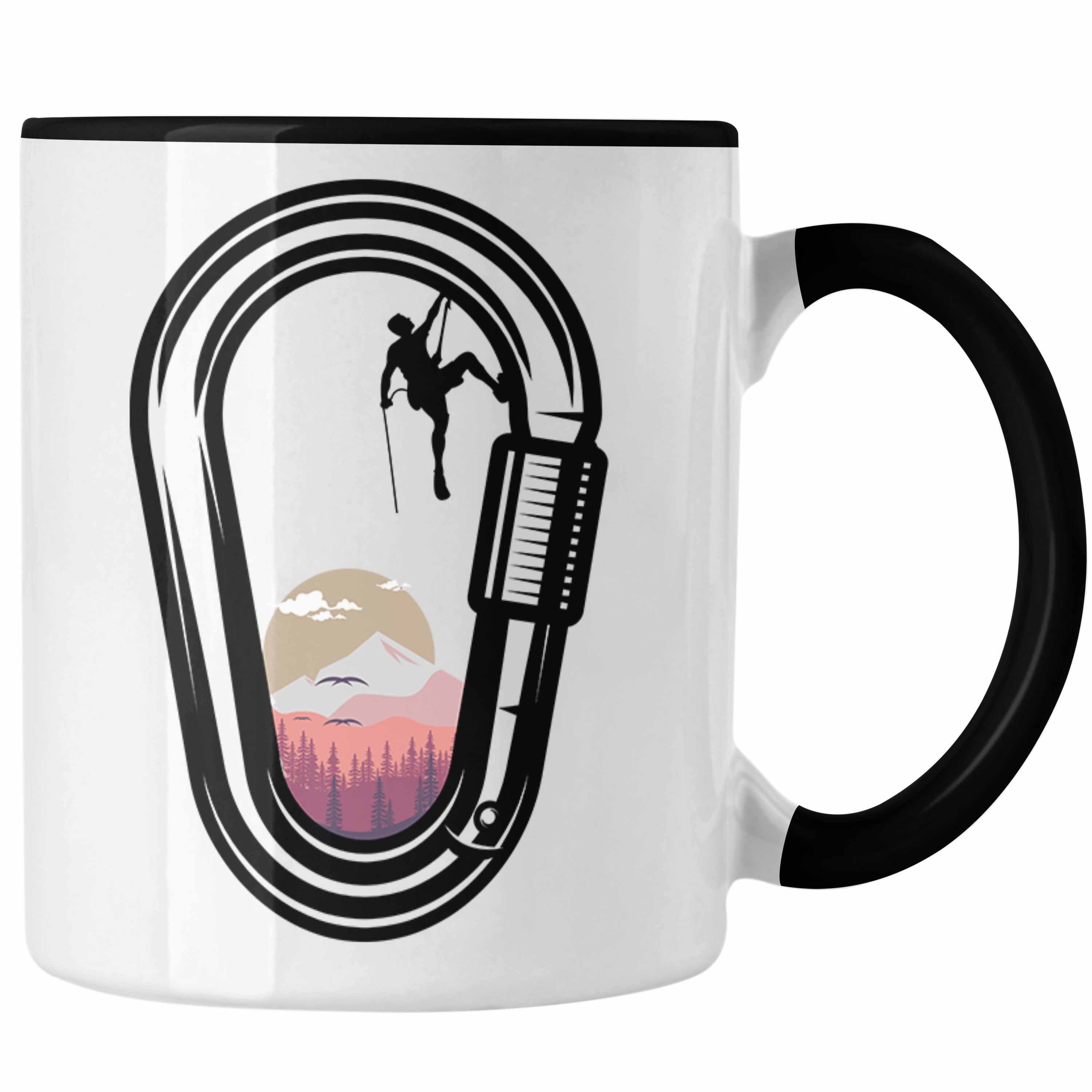 Trendation Tasse Trendation - Klettern Tasse Geschenk Outdoor Klettern Geschenkidee für
