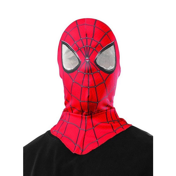 Rubie´s Verkleidungsmaske Spider-Man Stoffmaske Bequeme Spidey-Maske aus Stoff mit geprägtem Druck