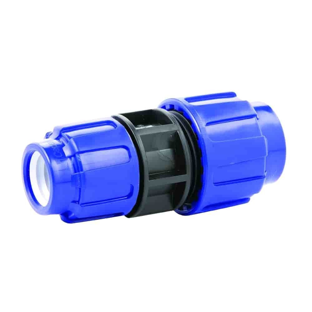 Cepex Rohrverbinder PE Rohr Verschraubung 40x25, Reduzierkupplung, Klemmverbinder, Boni-Shop