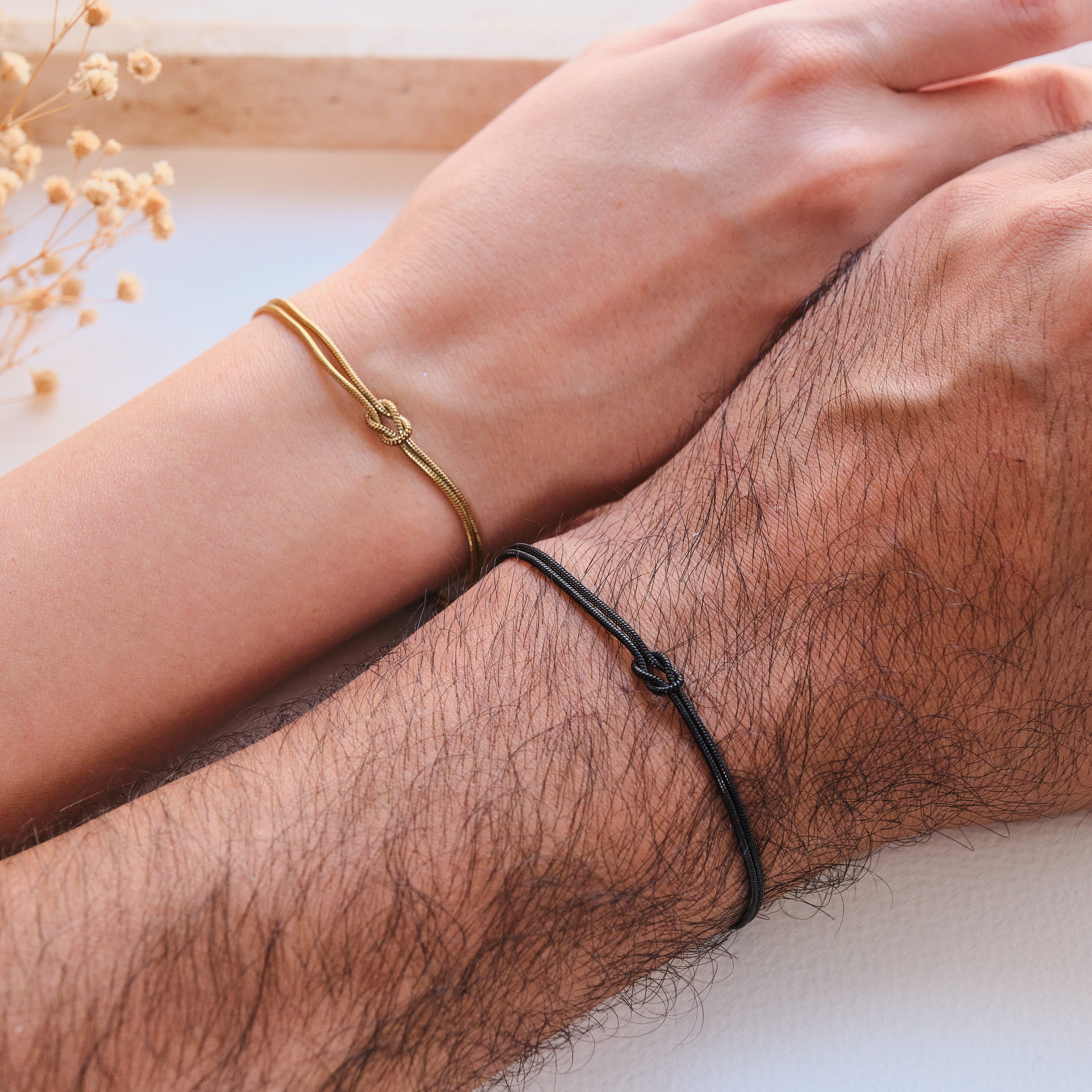 OTANTO Armband Liebesknoten Armband Partnerarmband