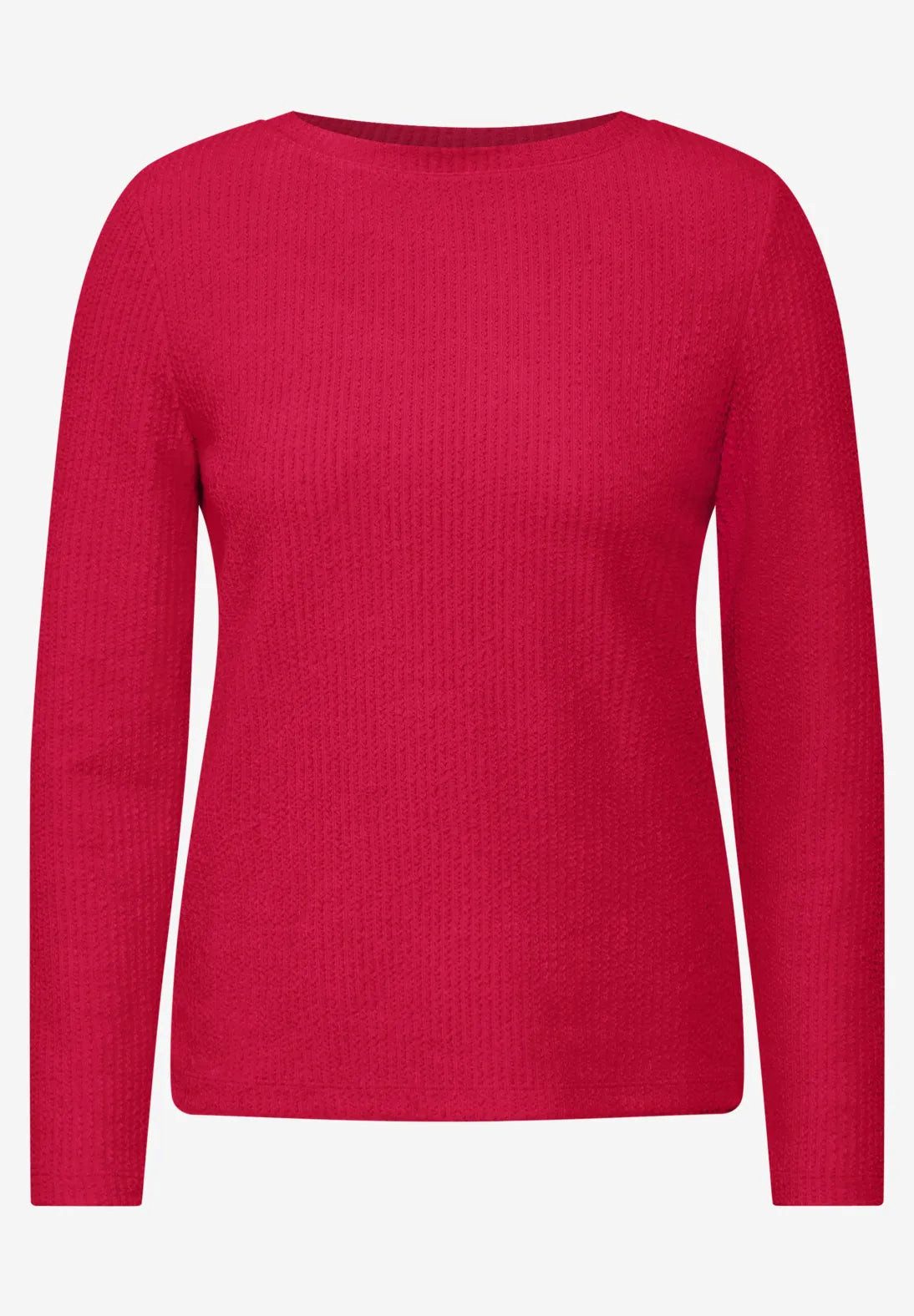 CECIL Langarmshirt Strukturshirt (1-tlg) günstig online kaufen